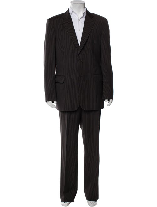 John Varvatos Wool Striped Two-Piece Suit