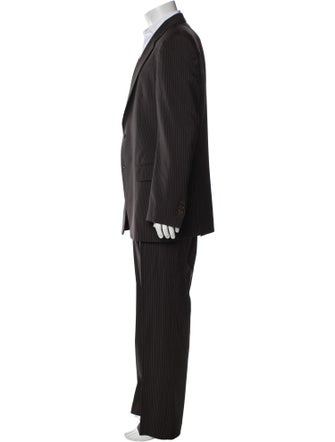 John Varvatos Wool Striped Two-Piece Suit