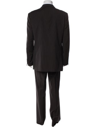 John Varvatos Wool Striped Two-Piece Suit