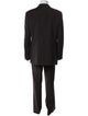 John Varvatos Wool Striped Two-Piece Suit