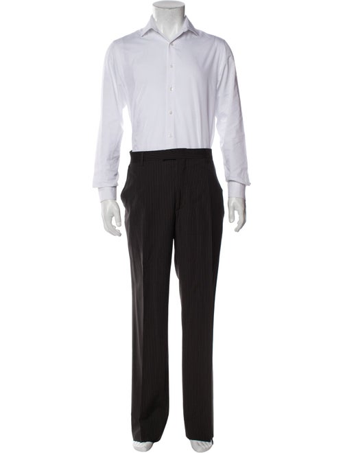 John Varvatos Wool Striped Two-Piece Suit