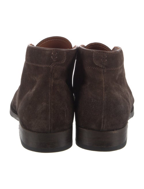 John Varvatos Suede Lace-Up Boots