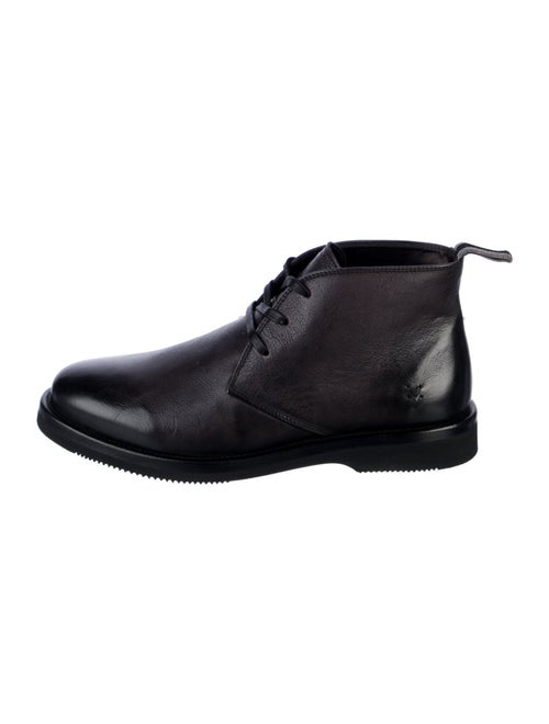 John Varvatos Leather Lace-Up Boots