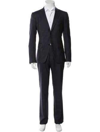 John Varvatos Virgin Wool Two-Piece Suit Vest