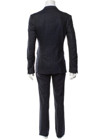 John Varvatos Virgin Wool Two-Piece Suit Vest