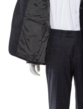 John Varvatos Virgin Wool Two-Piece Suit Vest