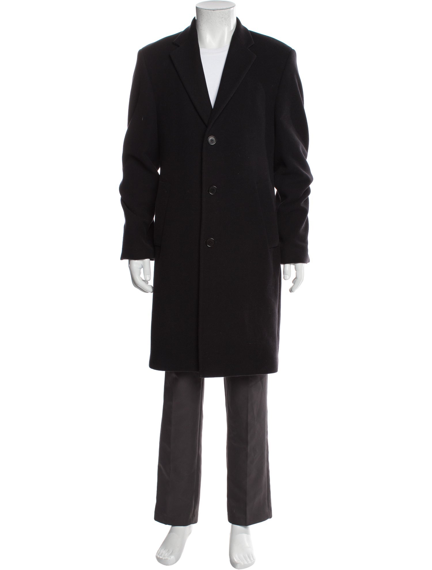 John Varvatos Wool Overcoat