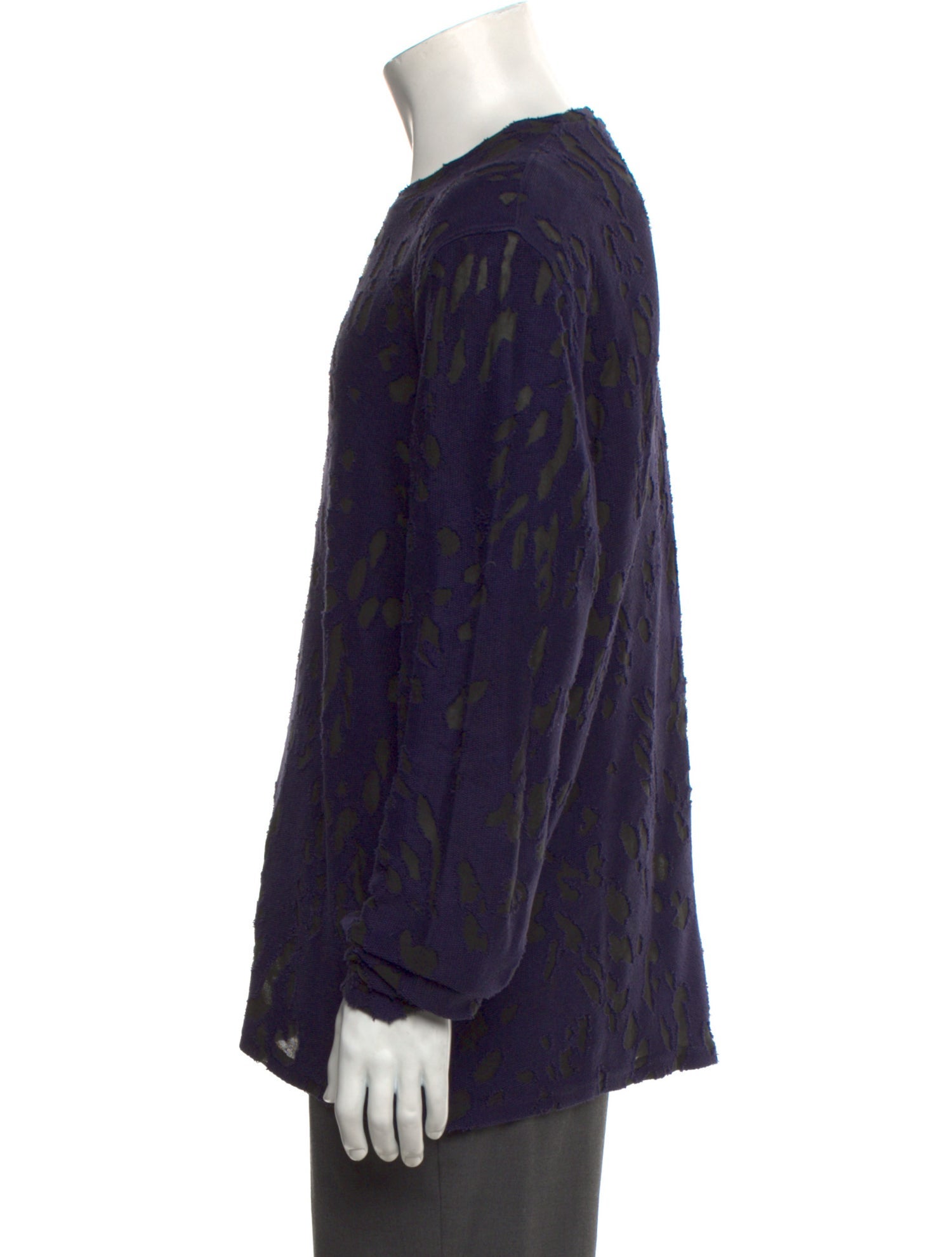 John Varvatos Printed Crew Neck Pullover