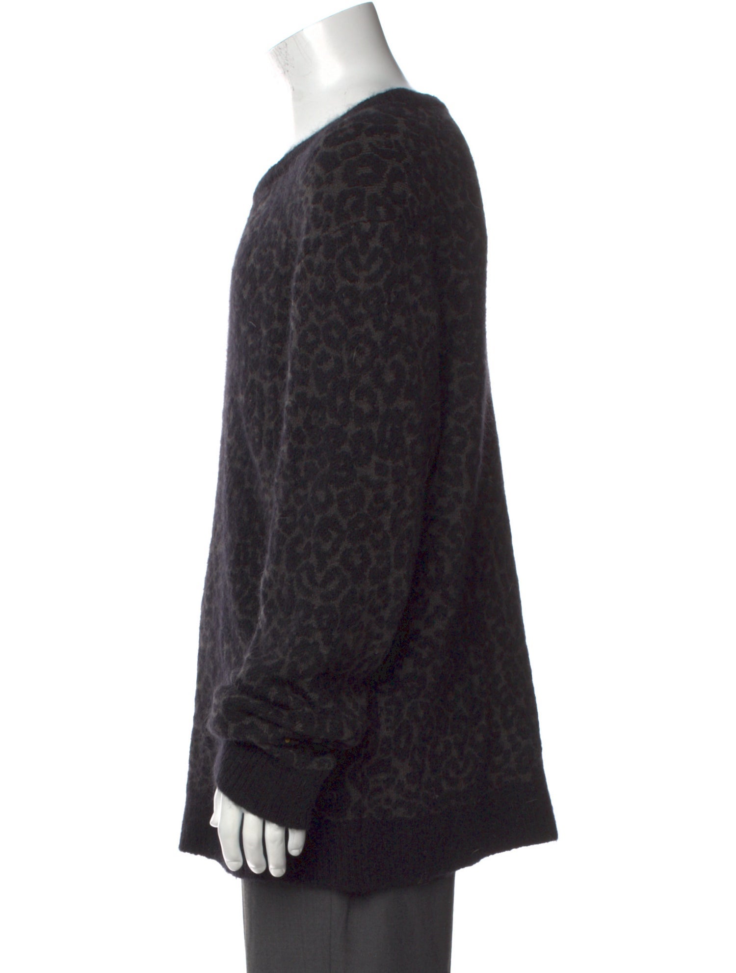 John Varvatos Scoop Neck Long Sleeve Pullover