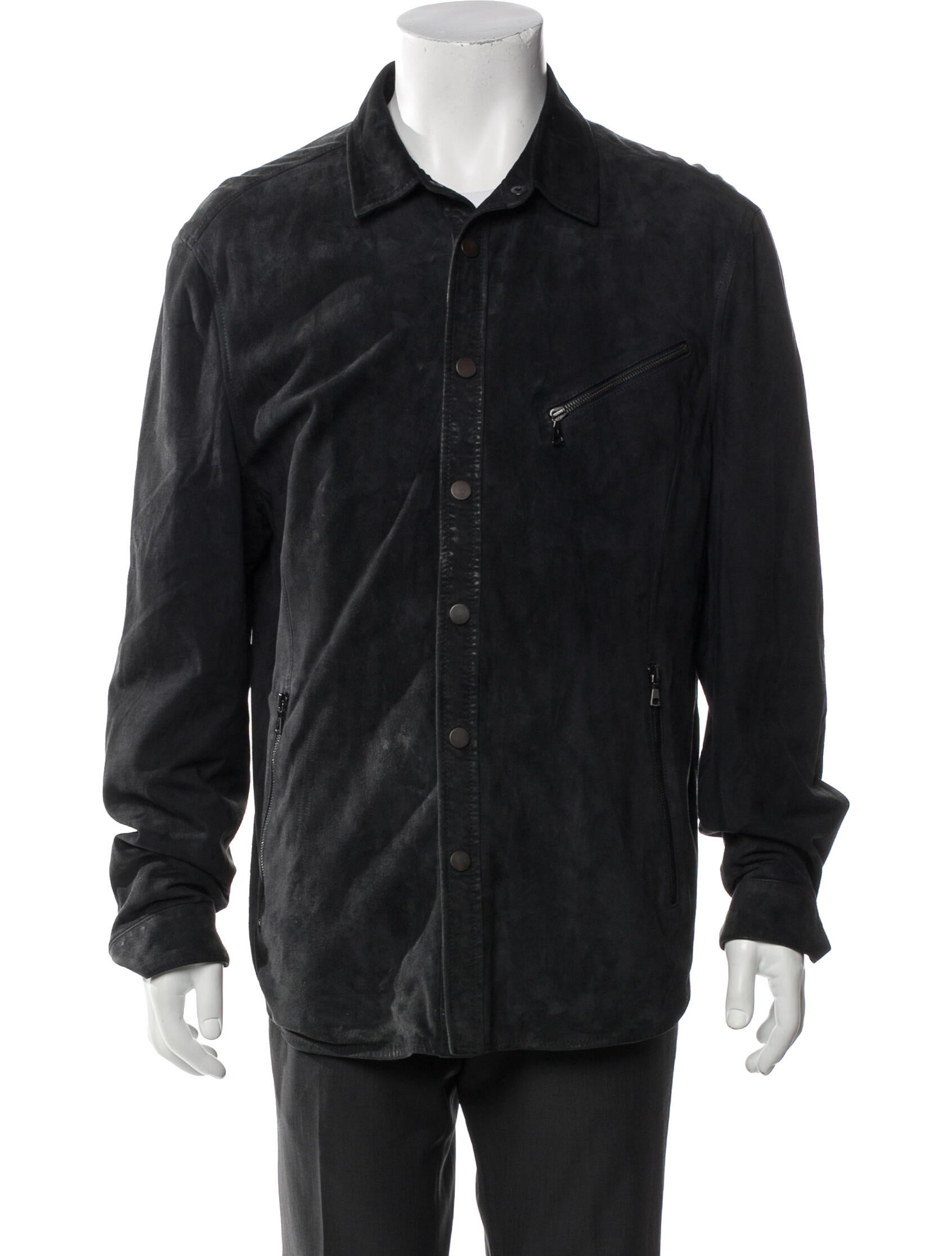 John Varvatos Suede Jacket