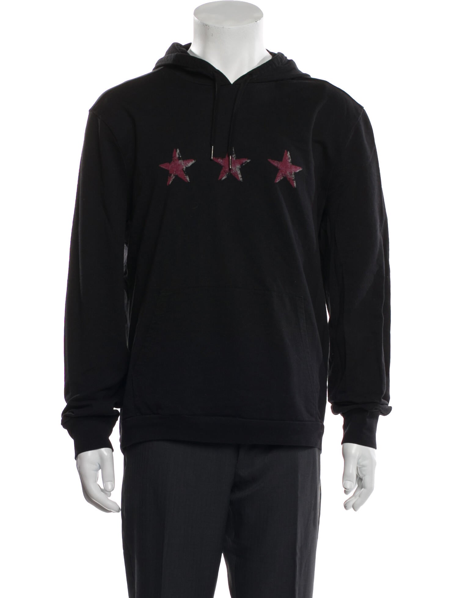 John Varvatos Graphic Print Crew Neck Hoodie