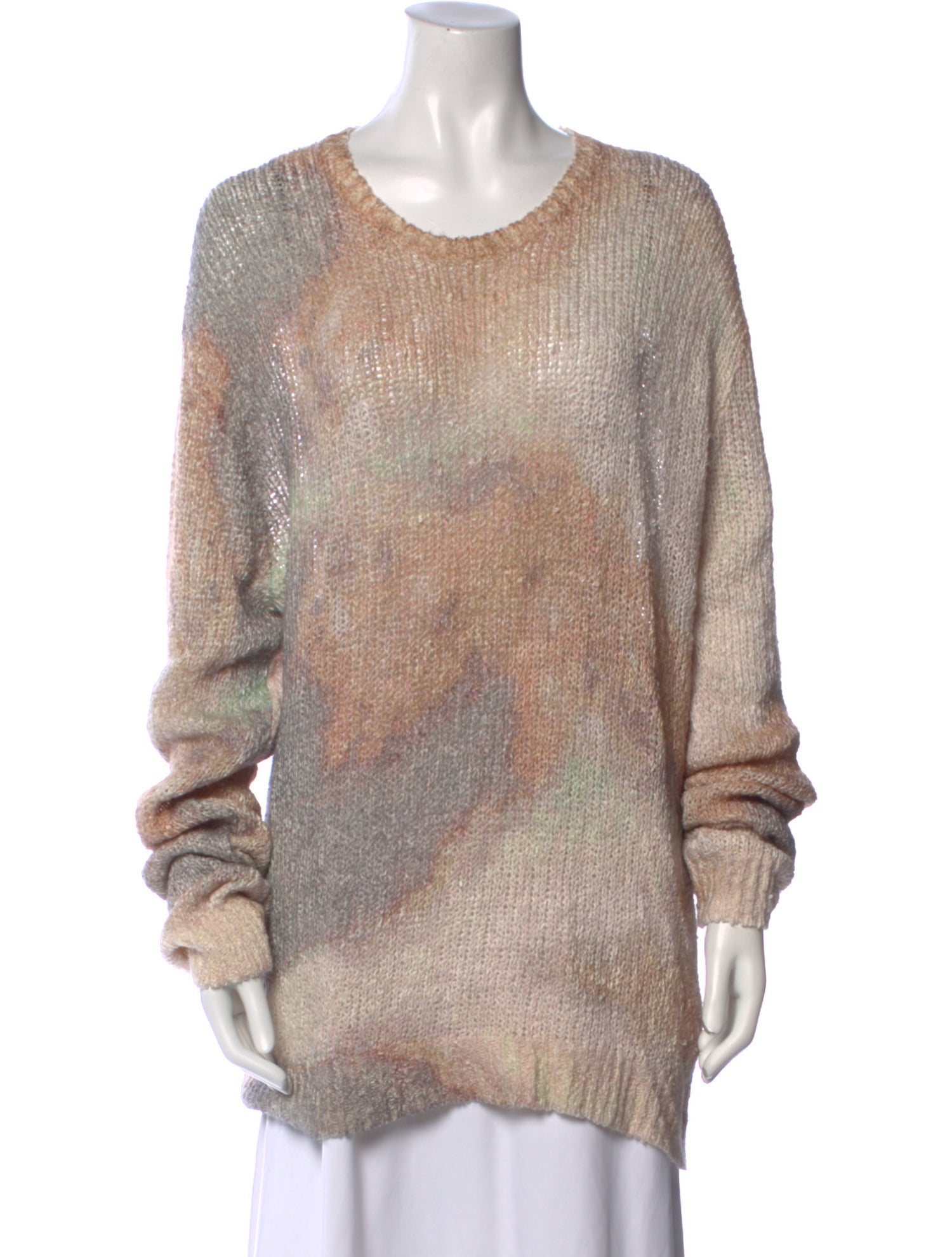 John Varvatos Linen Crew Neck Sweater