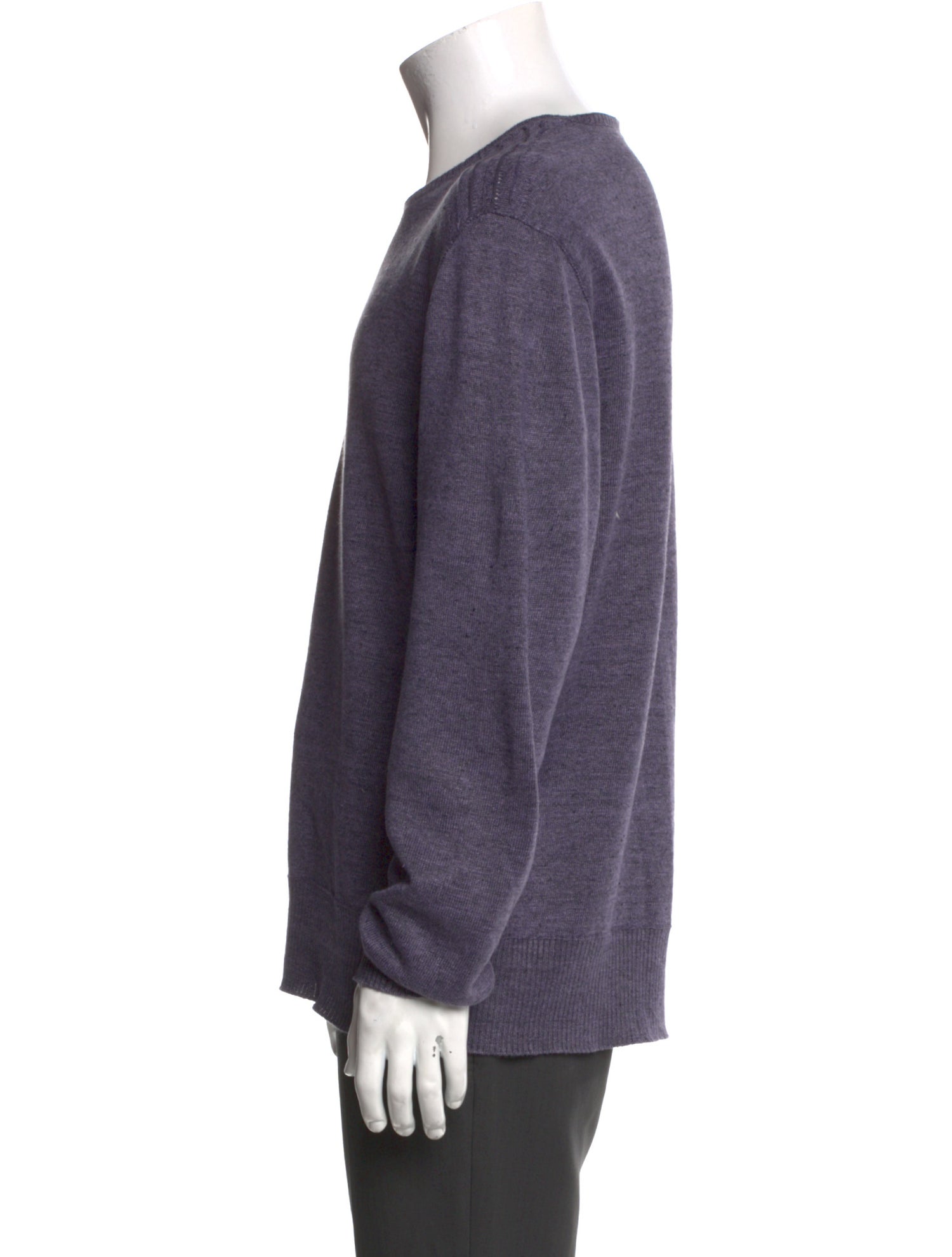 John Varvatos Linen Crew Neck Pullover