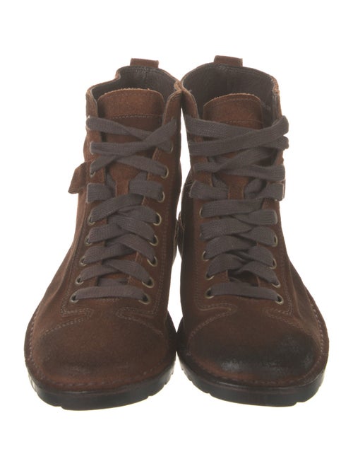 John Varvatos Leather Lace-Up Boots