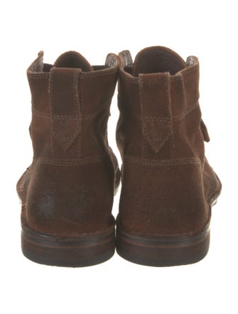 John Varvatos Leather Lace-Up Boots