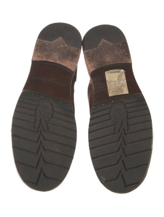 John Varvatos Leather Lace-Up Boots