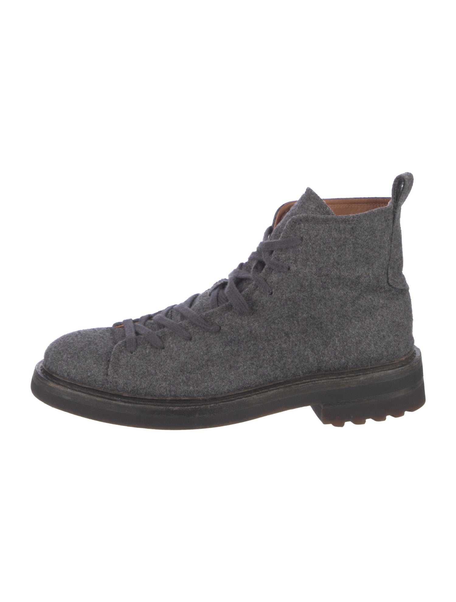 John Varvatos Wool Combat Boots