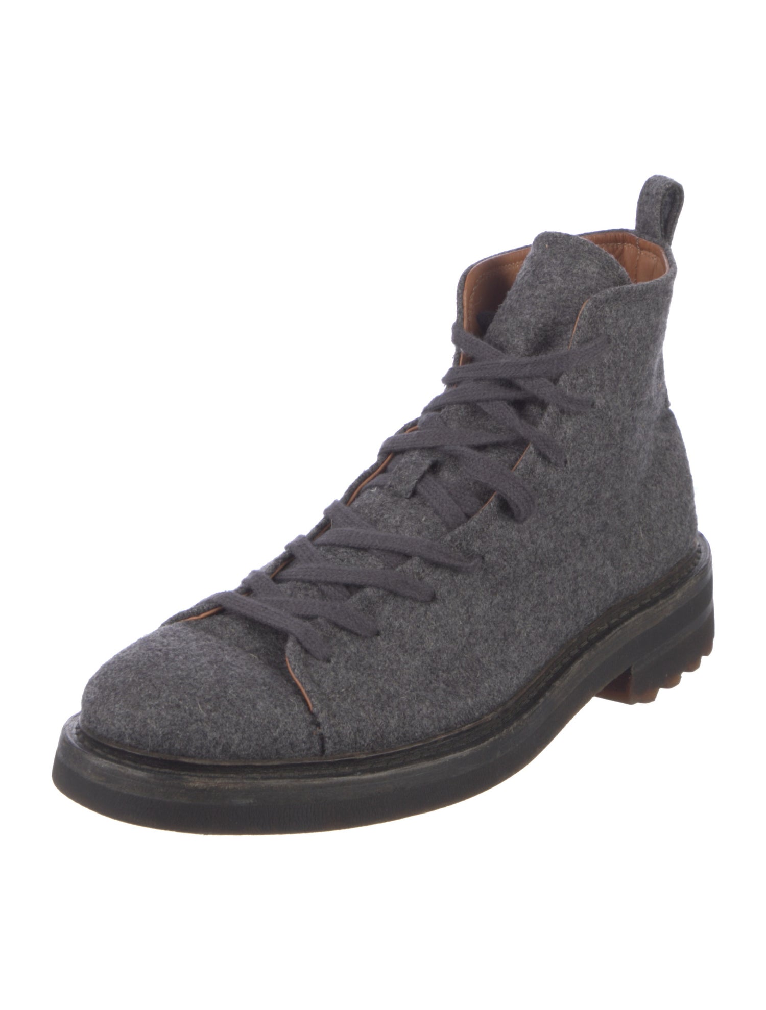 John Varvatos Wool Combat Boots