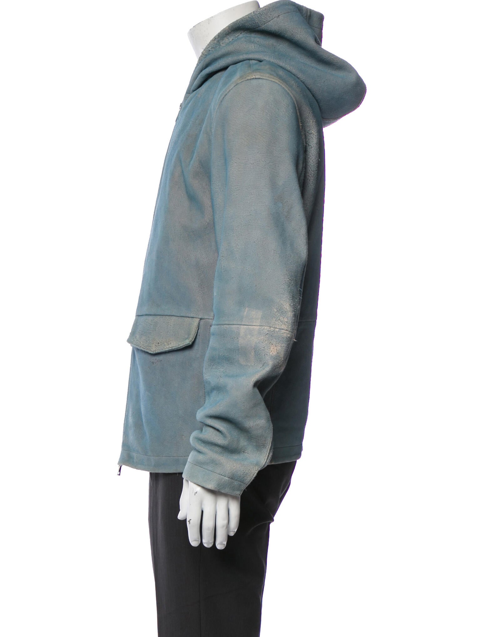 John Varvatos Distressed Suede Jacket