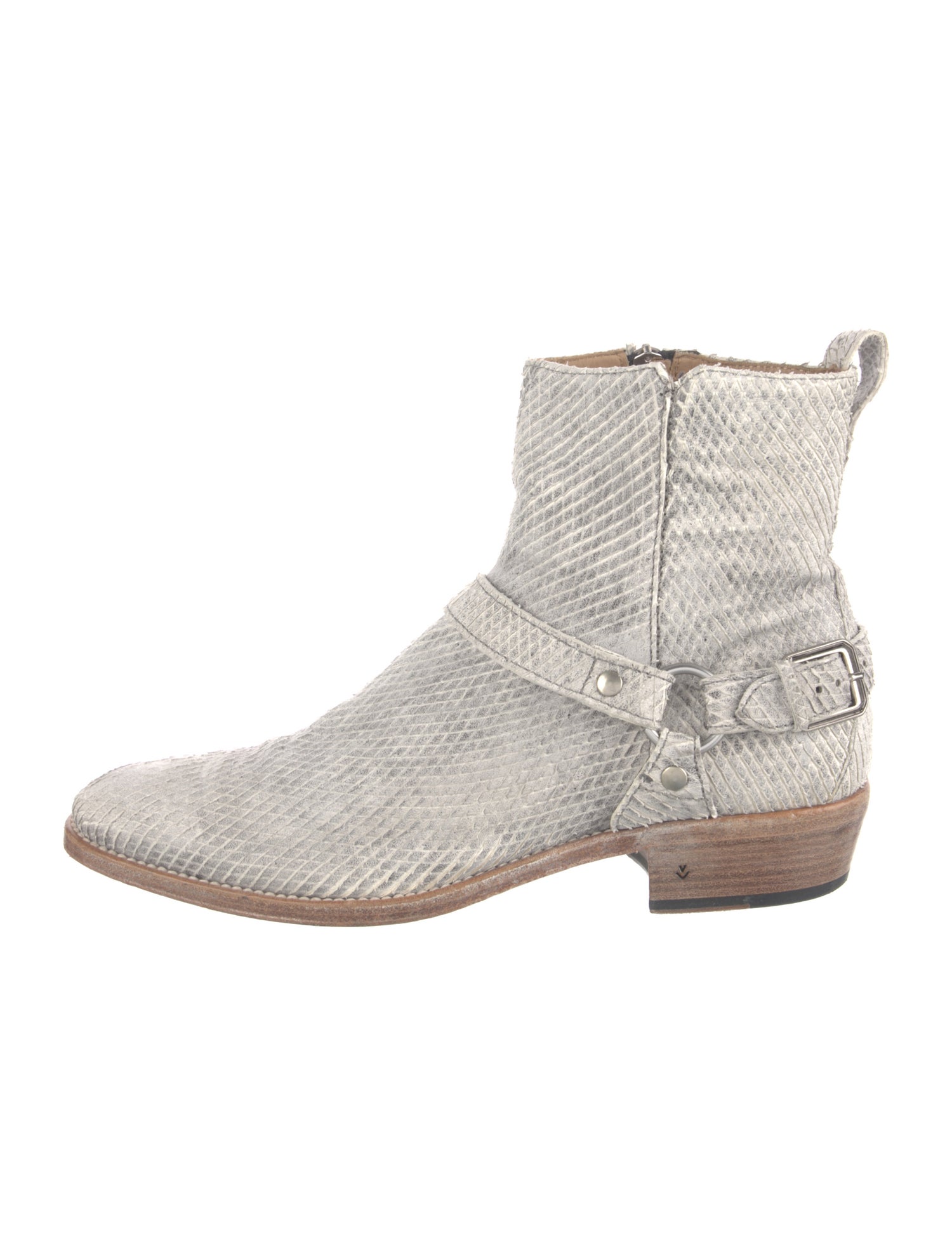 John Varvatos Snakeskin Boots