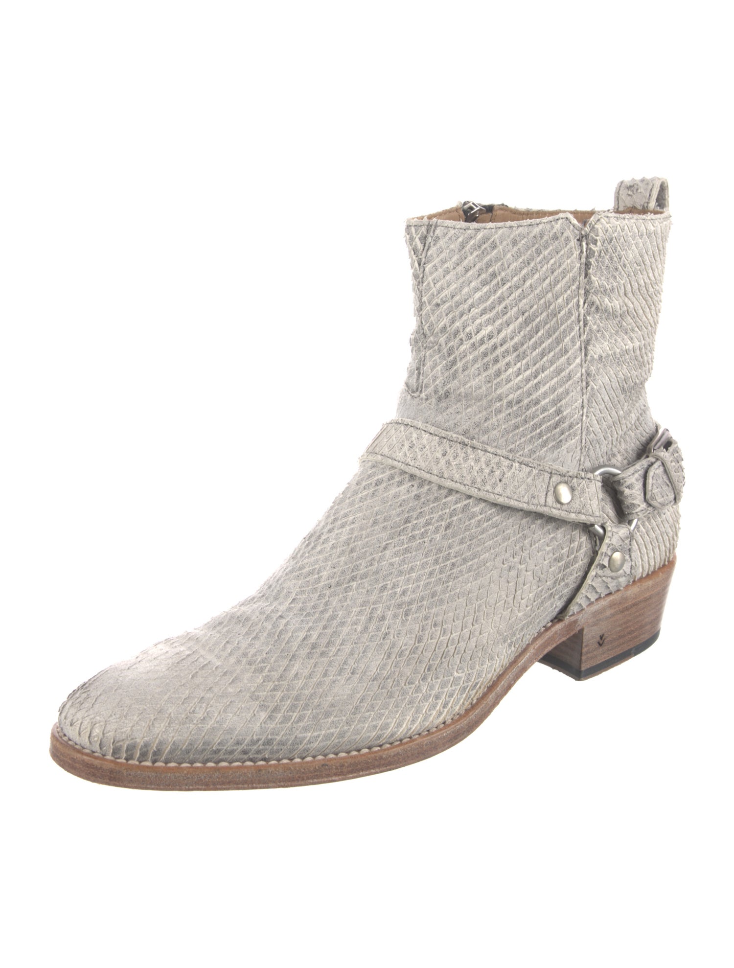 John Varvatos Snakeskin Boots