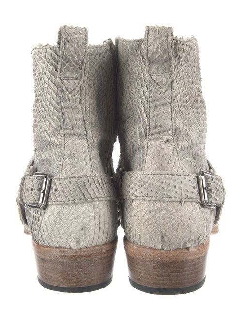 John Varvatos Snakeskin Boots