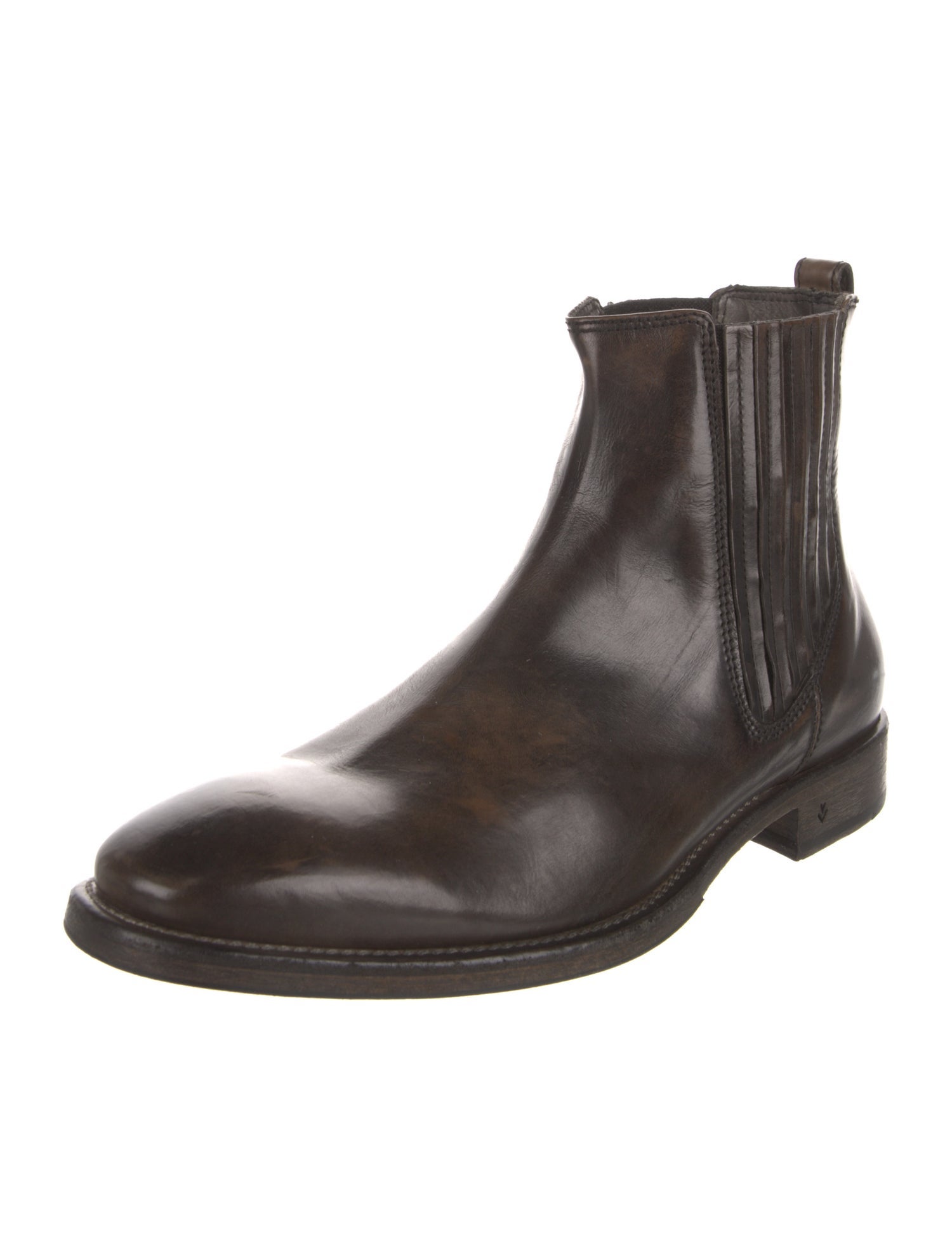 John Varvatos Leather Chelsea Boots