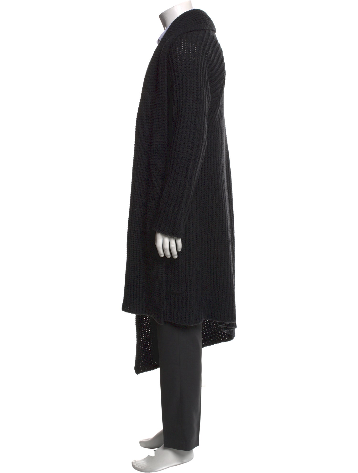 John Varvatos Wool Open Front Cardigan