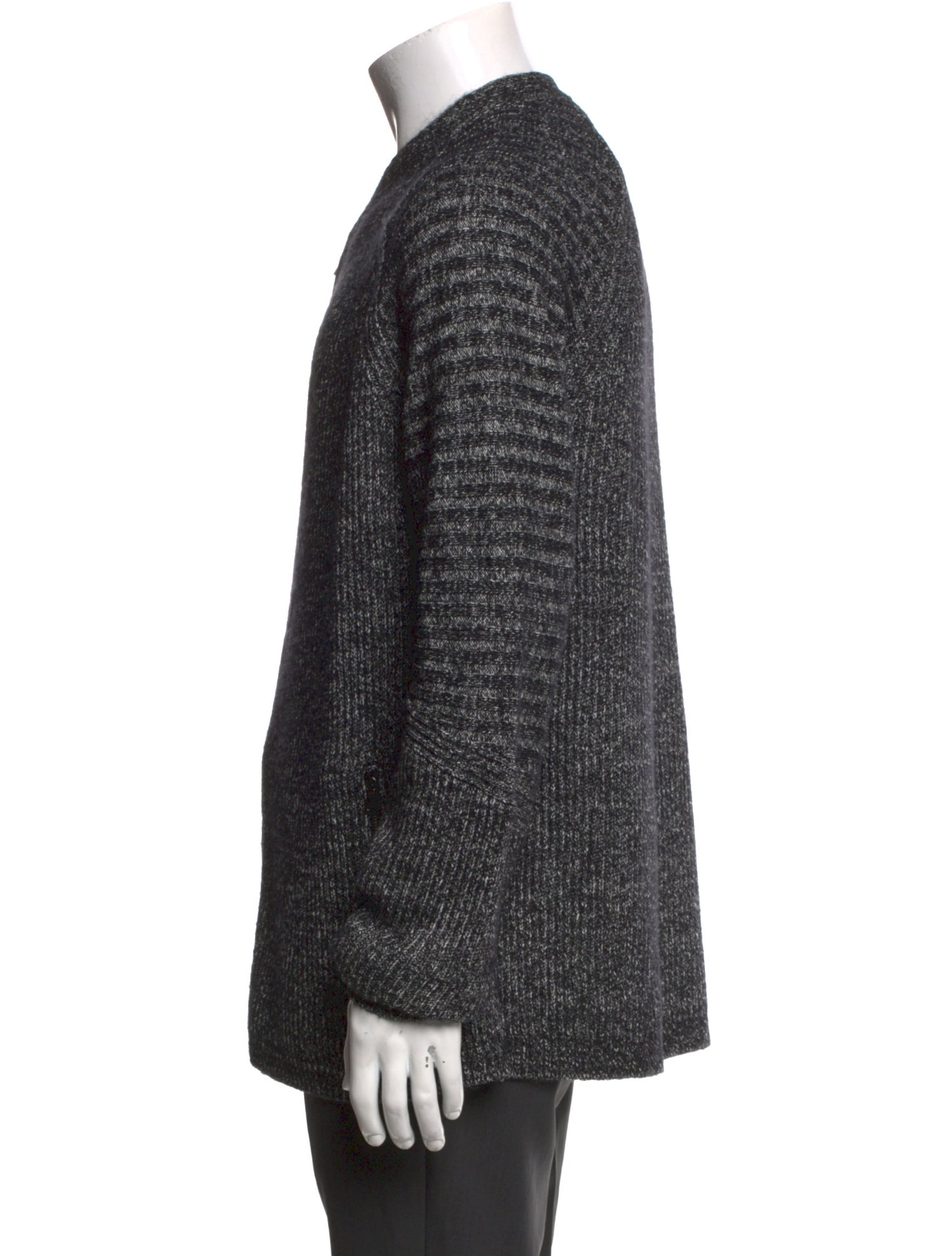 John Varvatos Crew Neck Long Sleeve Cardigan