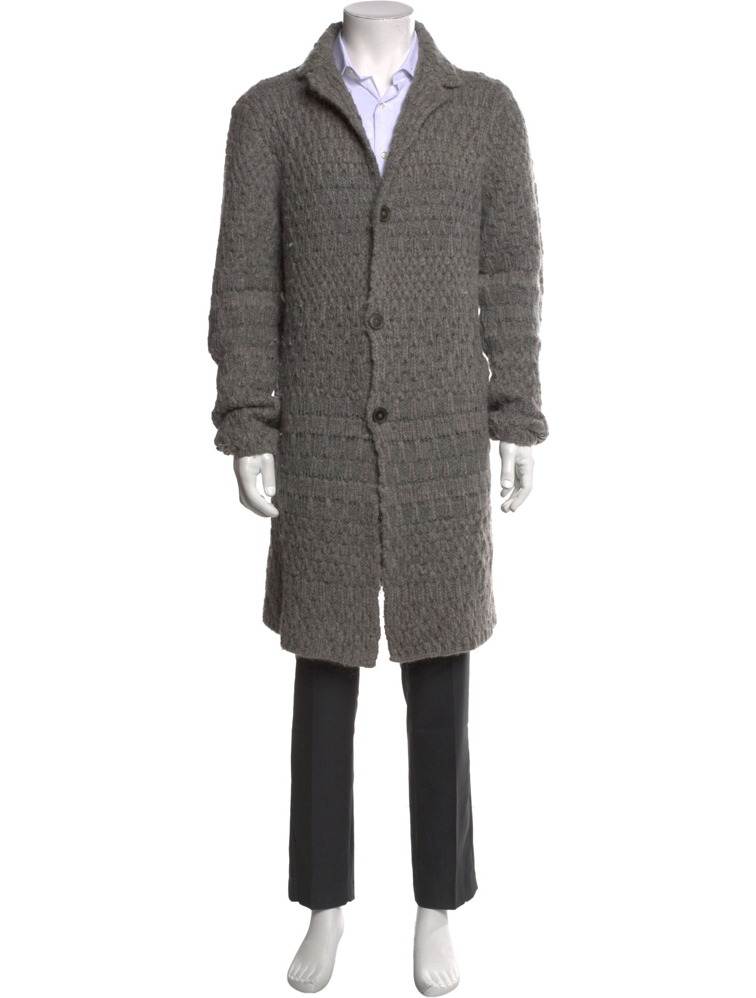 John Varvatos Wool V-Neck Cardigan