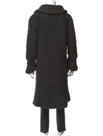 John Varvatos Wool Open Front Cardigan