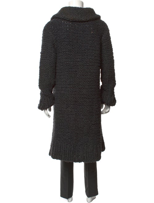 John Varvatos Wool Open Front Cardigan