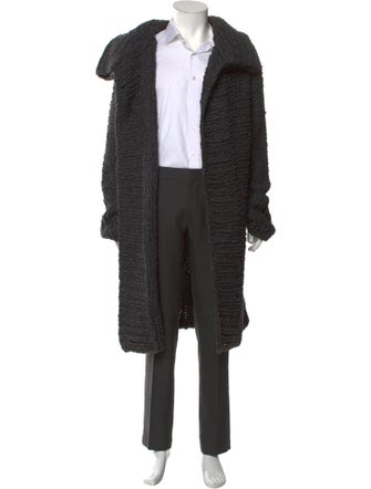 John Varvatos Wool Open Front Cardigan