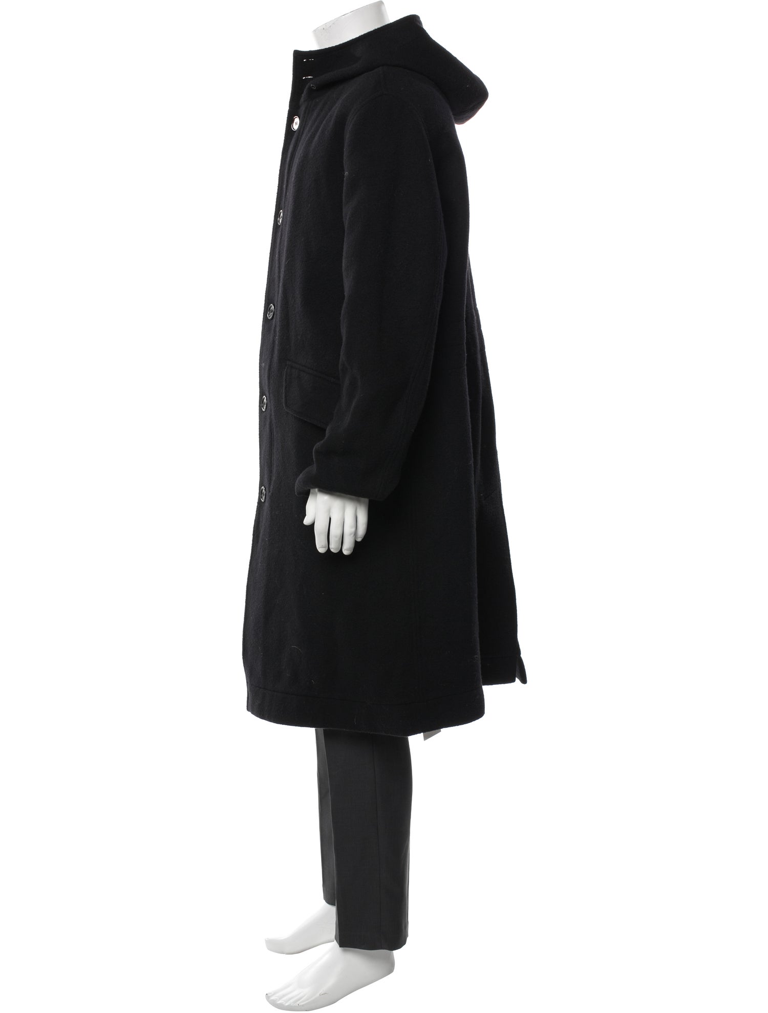 John Varvatos Wool Mock Neck Cardigan