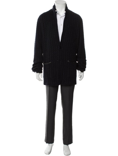 John Varvatos Cashmere Open Front Cardigan