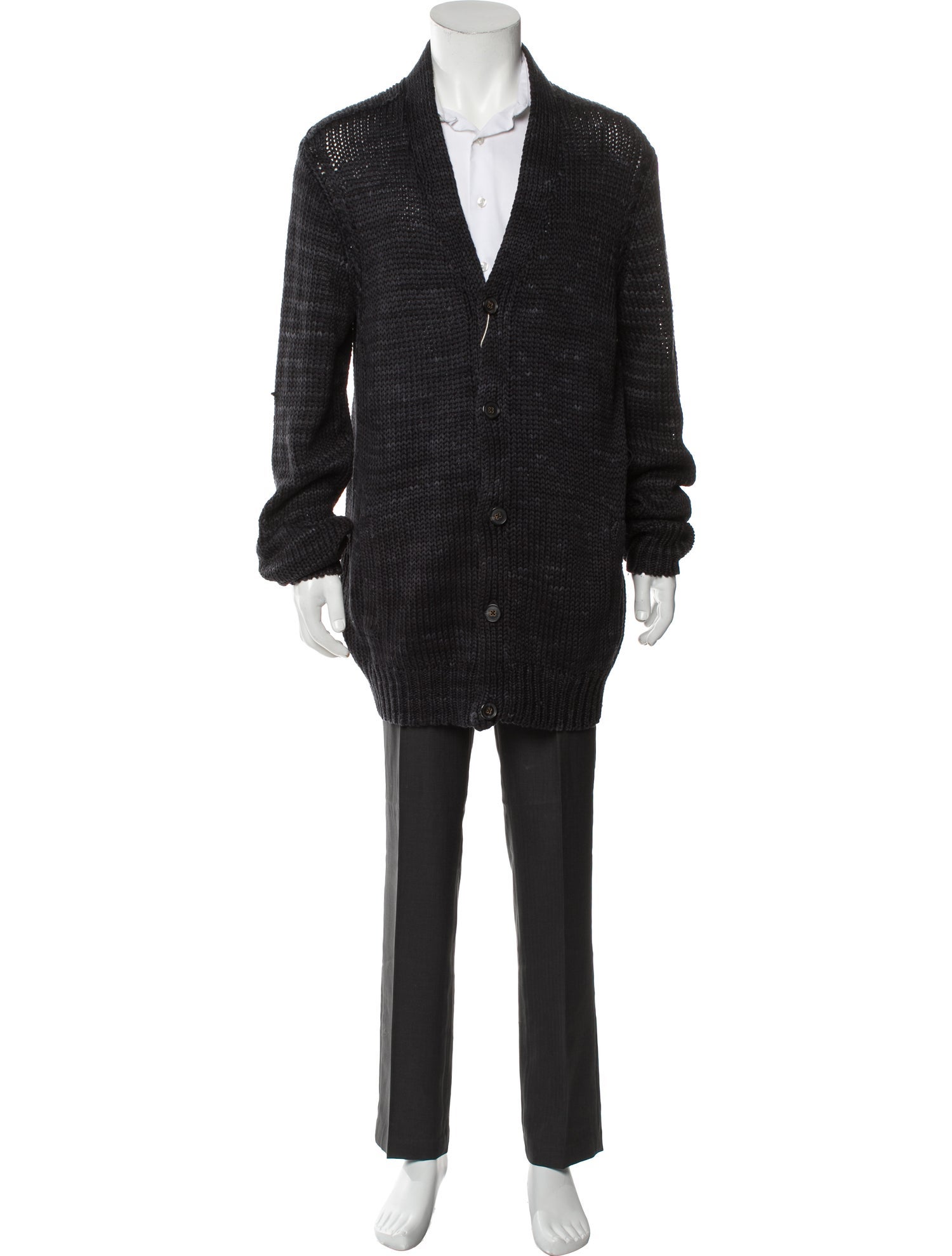 John Varvatos V-Neck Long Sleeve Cardigan