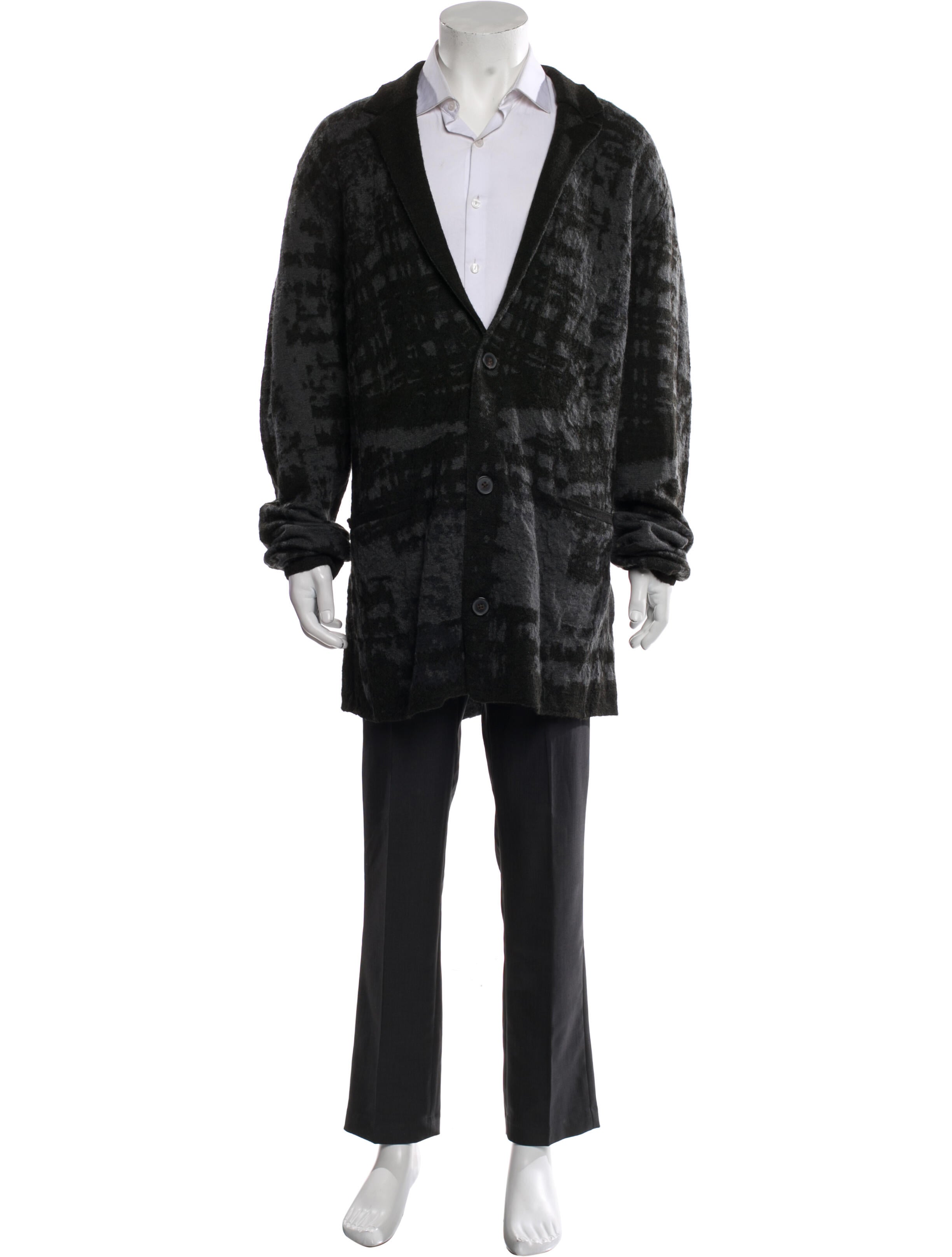 John Varvatos V-Neck Long Sleeve Cardigan