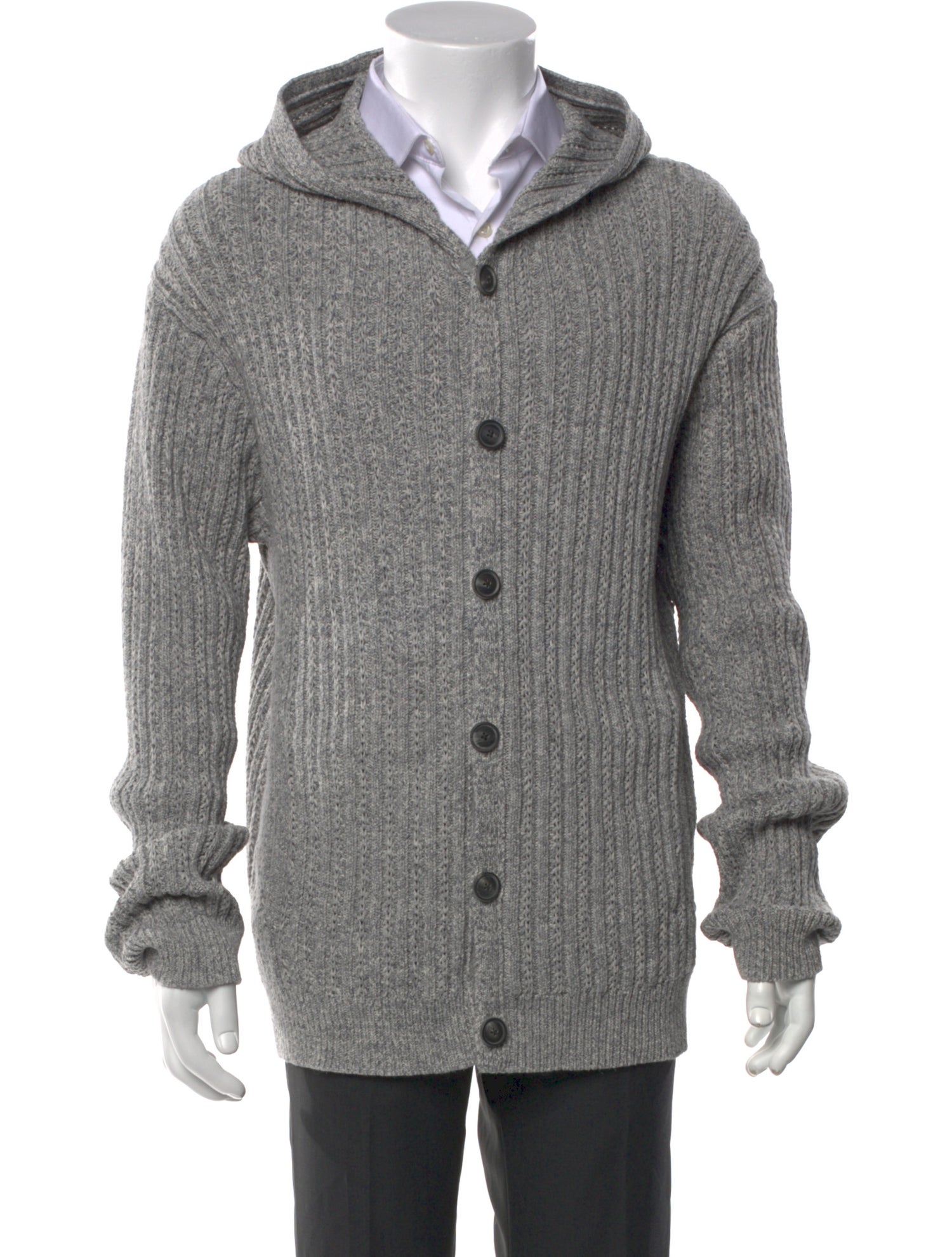 John Varvatos Cowl Neck Long Sleeve Cardigan