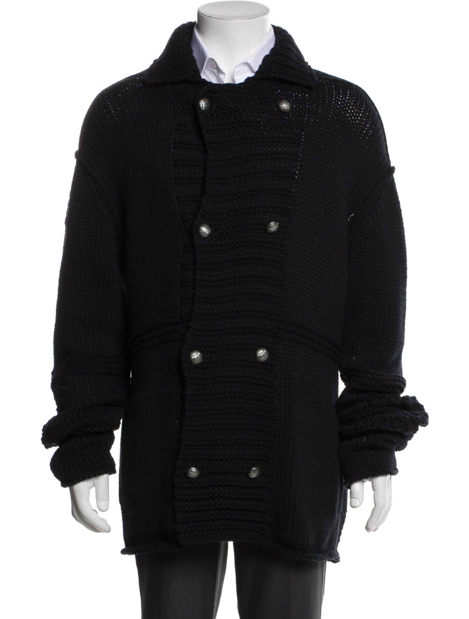 John Varvatos Collar Long Sleeve Cardigan w/ Tags