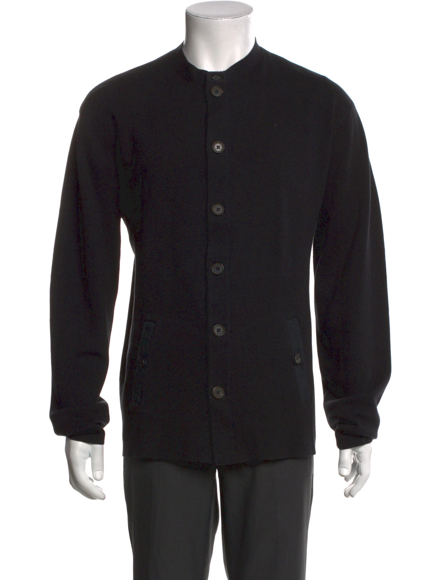 John Varvatos Crew Neck Long Sleeve Cardigan w/ Tags