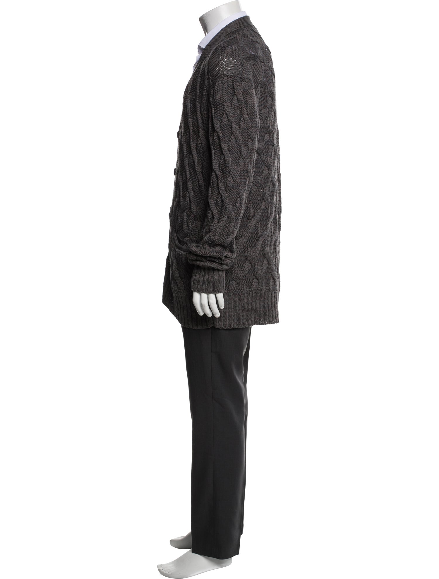 John Varvatos V-Neck Long Sleeve Cardigan