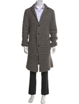 John Varvatos Wool Open Front Cardigan