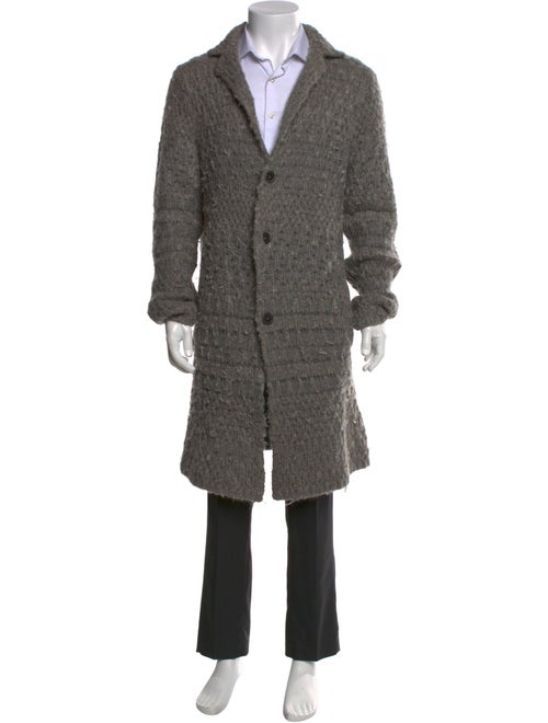 John Varvatos Wool Open Front Cardigan