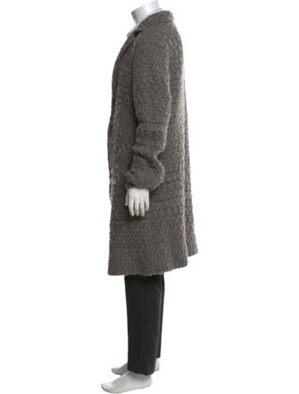 John Varvatos Wool Open Front Cardigan