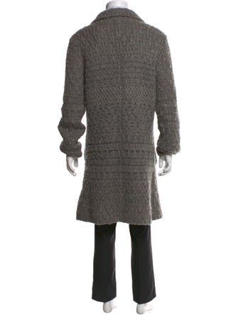 John Varvatos Wool Open Front Cardigan
