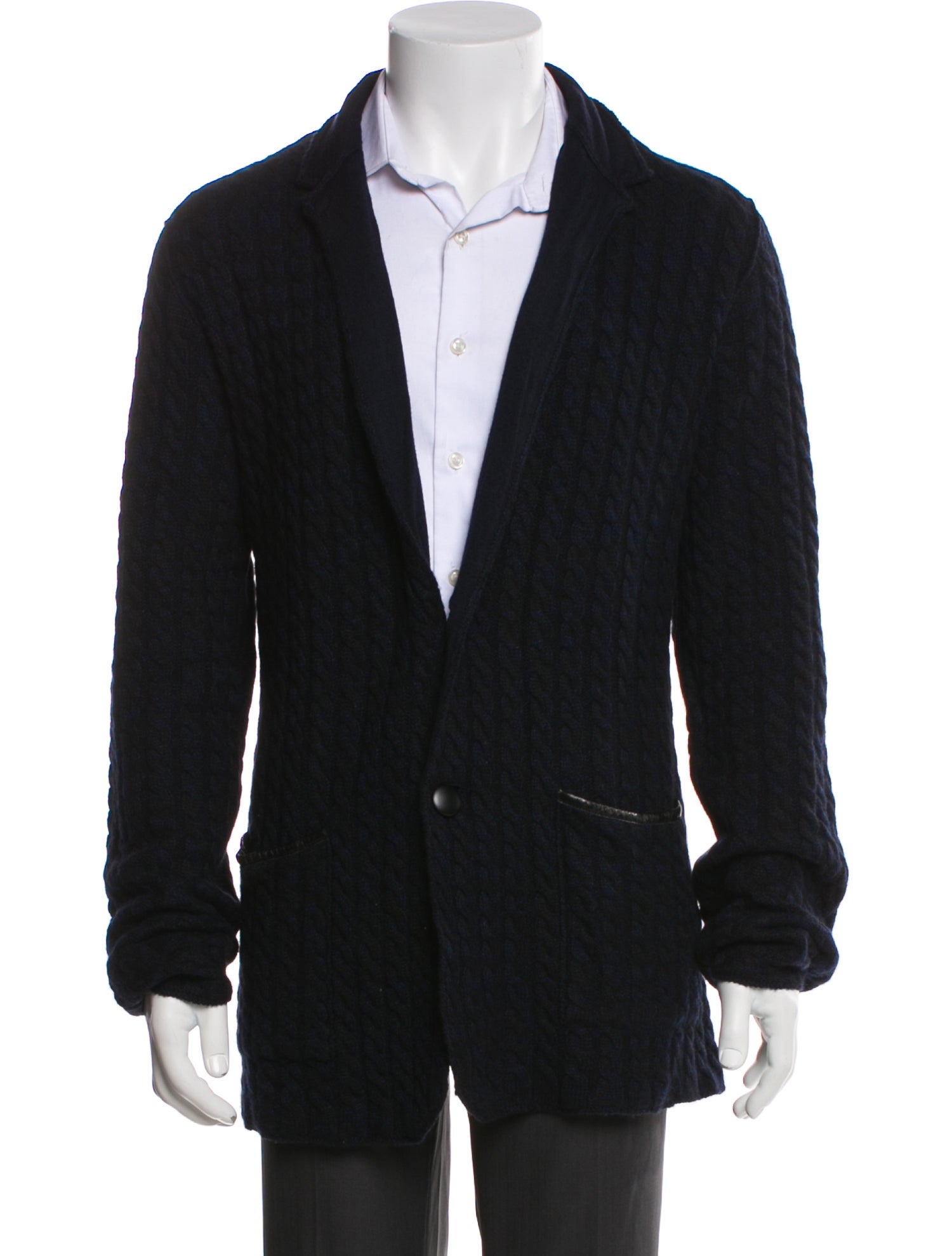 John Varvatos Cashmere V-Neck Cardigan w/ Tags