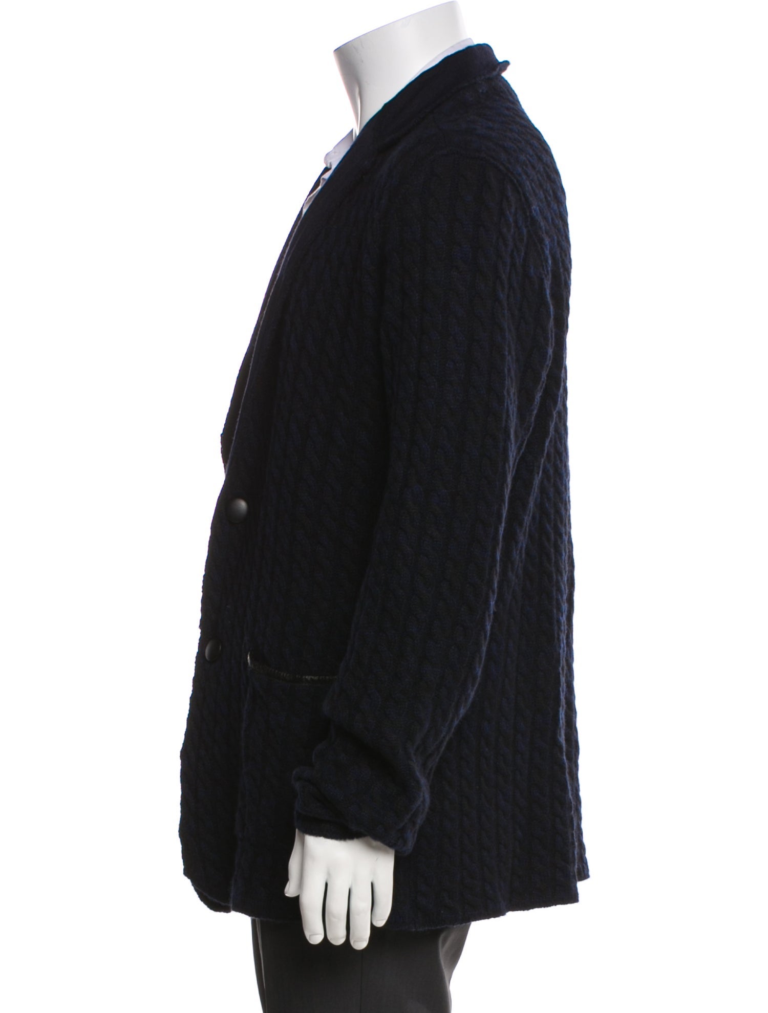 John Varvatos Cashmere V-Neck Cardigan w/ Tags