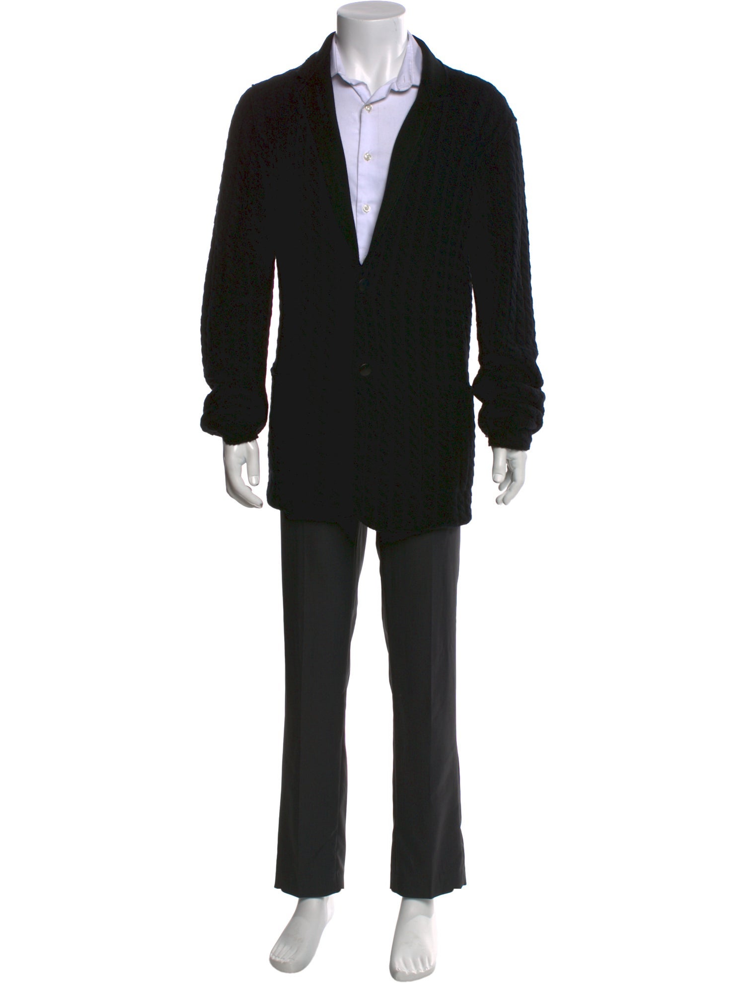 John Varvatos Cashmere Open Front Cardigan