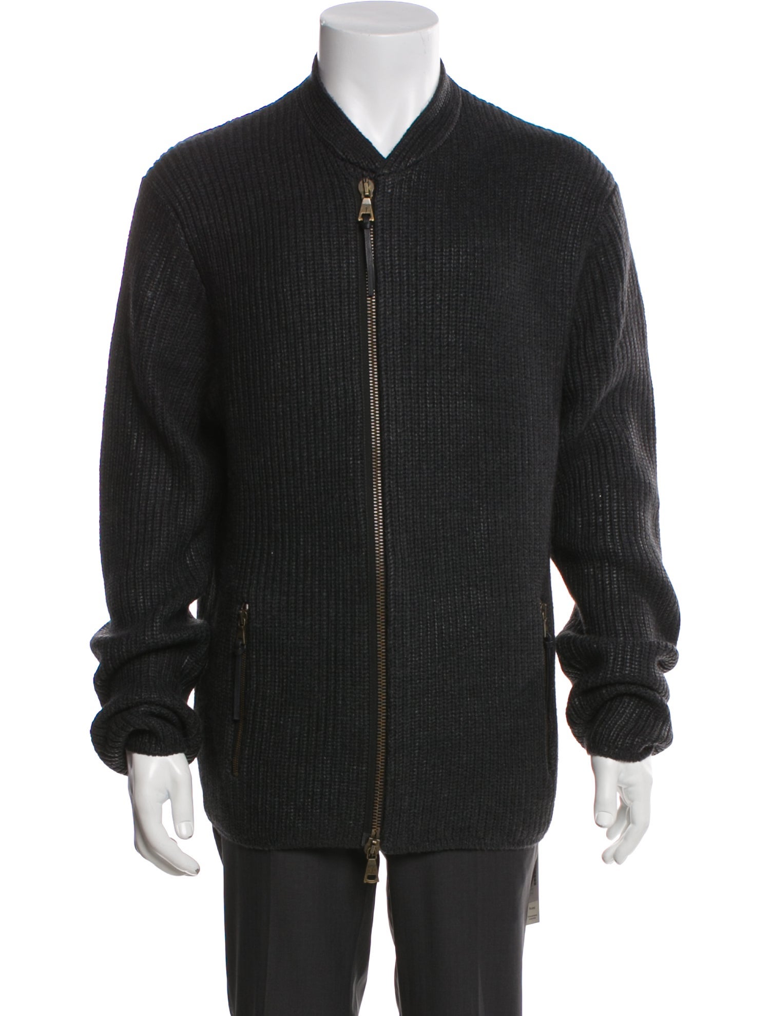 John Varvatos Wool V-Neck Cardigan