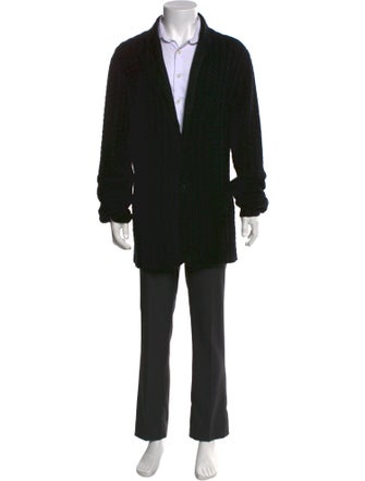 John Varvatos Cashmere Open Front Cardigan